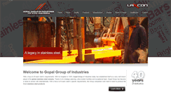 Desktop Screenshot of gopalgroup.com